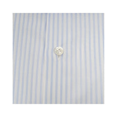 Shirt Napoli classic dress cotton stripe light blue or blue