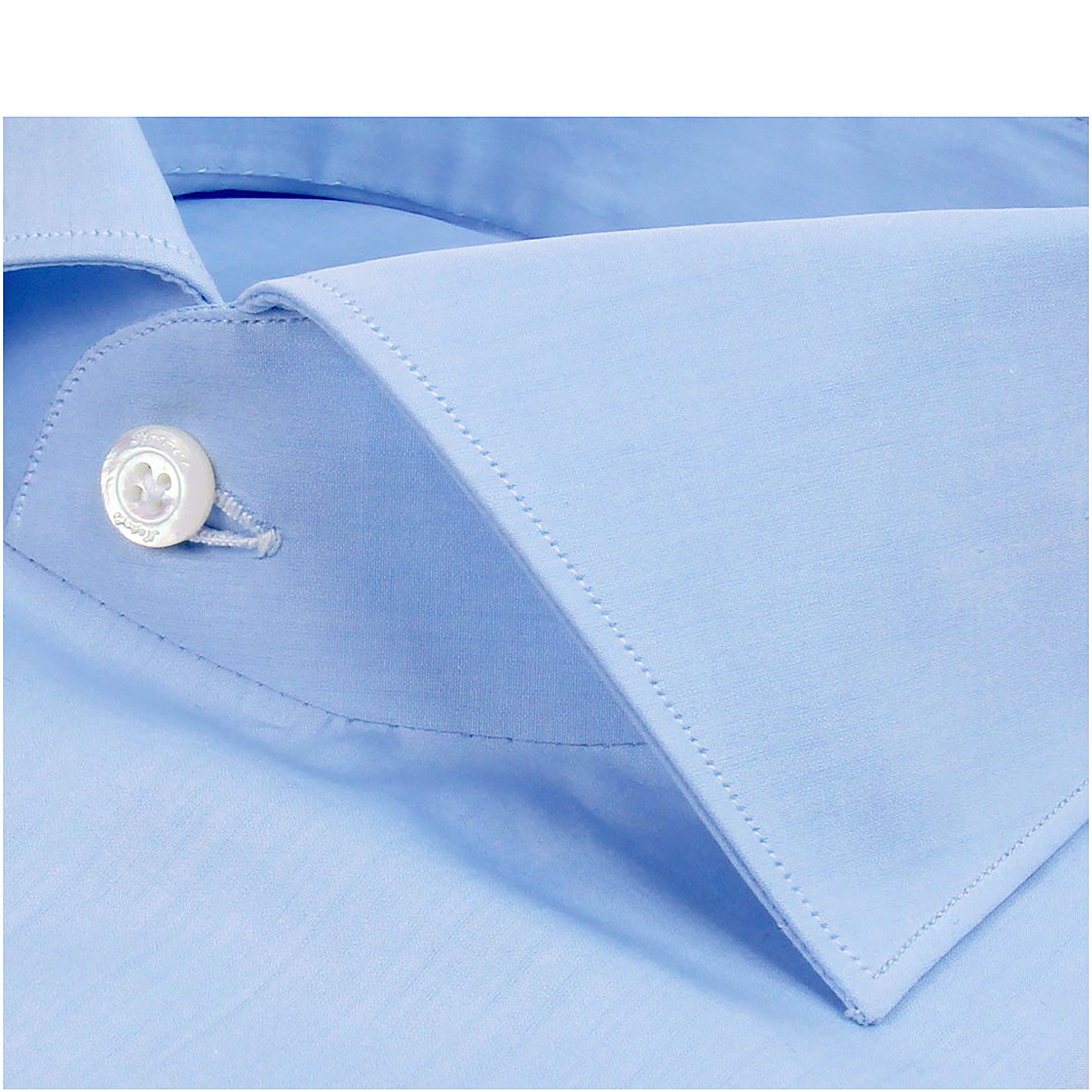 Milano 170 a due dress slim fit light blue or white french collar