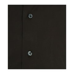 Camicia elegante Milano slim fit elasticizzata blu scuro o nera