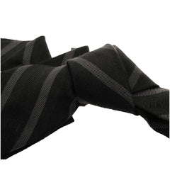 Anversa Regimental unlined tie cashmere e silk grey