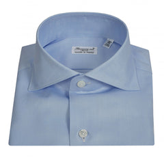 Camicia classica Milano azzurra slim fit Royal Oxford