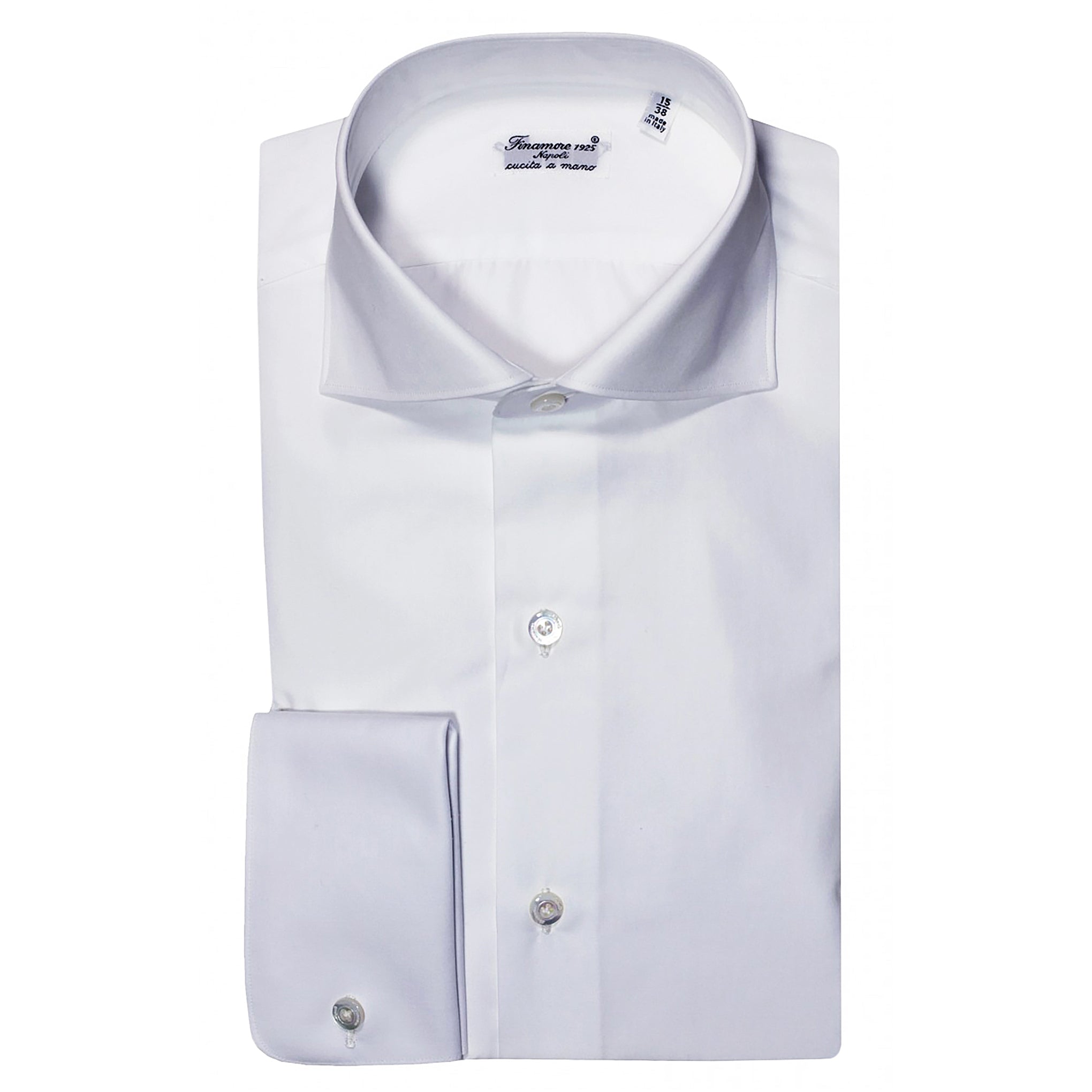 Dress shirt Milano slim fit French collar cufflink cuff