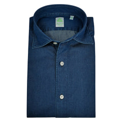 Gaeta Regular fit sports shirt Denim Stone