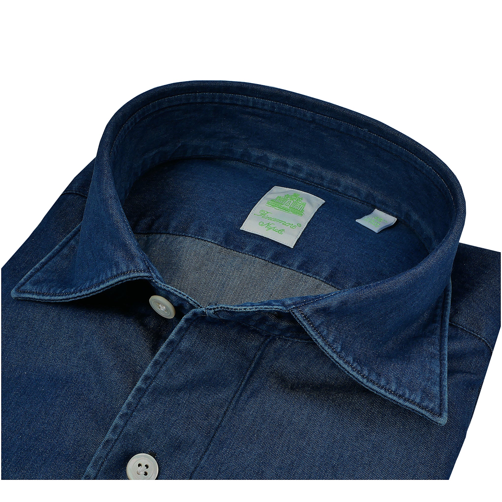 Gaeta Camicia sportiva regular fit Denim chiaro o scuro