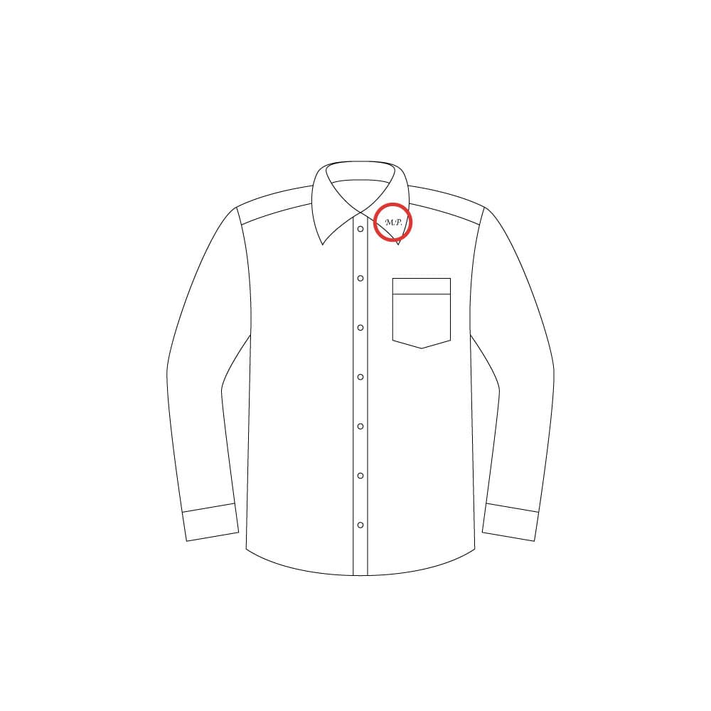 INIZIALI SULLA CAMICIA